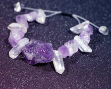 Load image into Gallery viewer, Dynamic Clarity (Luster Quartz + Amethyst)