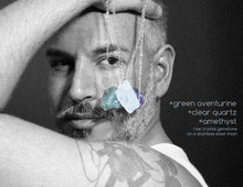 Load image into Gallery viewer, Wise Council (Amethyst, Clear Quartz, Green Aventurine)