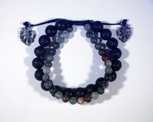 Load image into Gallery viewer, Grounded Strength (Bloodstone + Lava Stone)