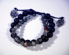 Load image into Gallery viewer, Grounded Strength (Bloodstone + Lava Stone)