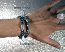 Load image into Gallery viewer, Sacred Grounding (Map Stone + Hematite)
