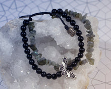 Load image into Gallery viewer, Aura Guard (Black Obsidian + Labradorite)