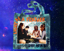 Load image into Gallery viewer, Light As A Feather Stiff As A Board Tote Bag