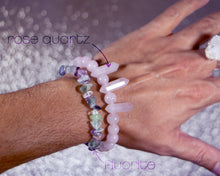 Load image into Gallery viewer, Heart Harmony (Rose Quartz + Fluorite)