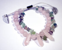 Load image into Gallery viewer, Heart Harmony (Rose Quartz + Fluorite)