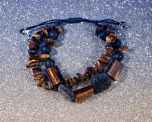 Load image into Gallery viewer, Fearless Spirit (Tiger's Eye + Lava Stone)