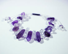 Load image into Gallery viewer, Spiritual Balance (Amethyst + Clear Quartz)
