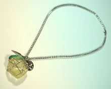 Load image into Gallery viewer, Citrine Crystal + Tree Of Life Necklace
