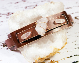 Master Healer (Clear Quartz) Cuff