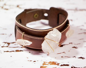 Master Healer (Clear Quartz) Cuff