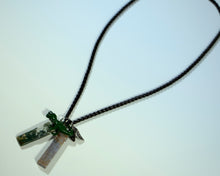 Load image into Gallery viewer, Jasper Crystal + T-Rex Necklace
